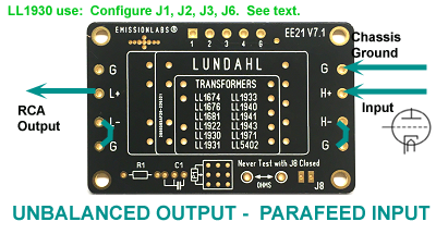 Tube Parafeed output